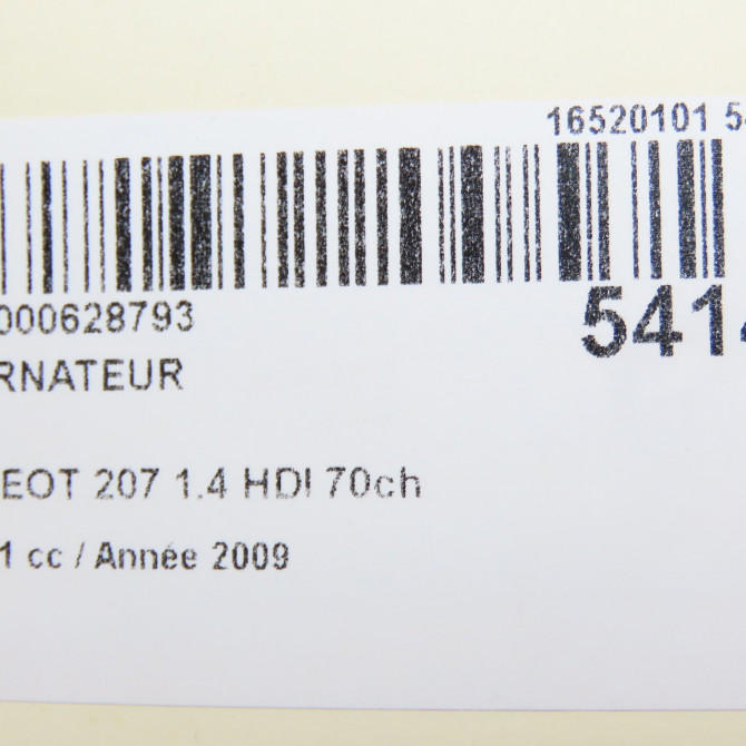 Alternateur occasion PEUGEOT 207 Phase 1 04-2006->06-2013 1.4 HDI 70ch 5705NA 8
