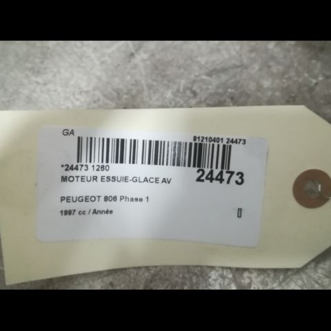 Moteur essuie-glace avant occasion PEUGEOT 806 Phase 1 06-1994->12-2001 640593 3