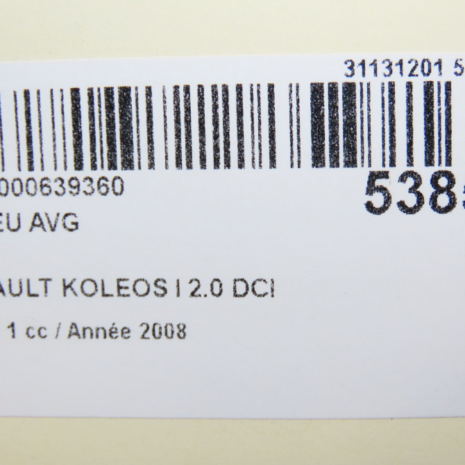 Moyeu avg occasion RENAULT KOLEOS I Phase 1 06-2008->12-2011 2.0 DCI 150ch 402022560R 5