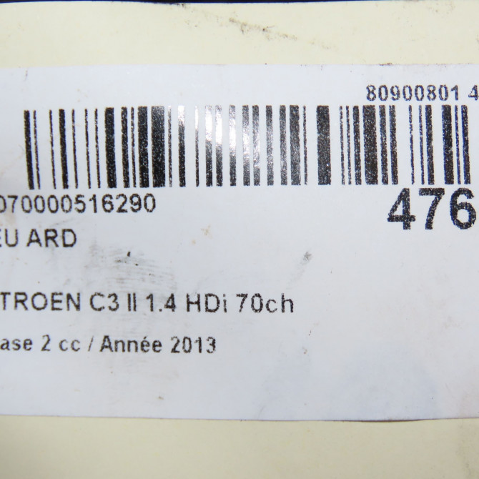 Feu arrière droit occasion CITROEN C3 II Phase 2 03-2013->12-2016 1.4 HDi 70ch 9803928480 5