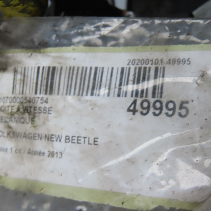 Boîte à vitesse mecanique occasion VOLKSWAGEN NEW BEETLE II phase 1 09-2011->... 1.6 TDI 105ch A4300046E 7