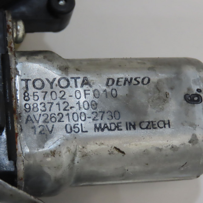 Mecanisme+moteur leve-glace avg occasion TOYOTA YARIS II Phase 1 12-2005->11-2009 1.0i 69ch 698200D041 6