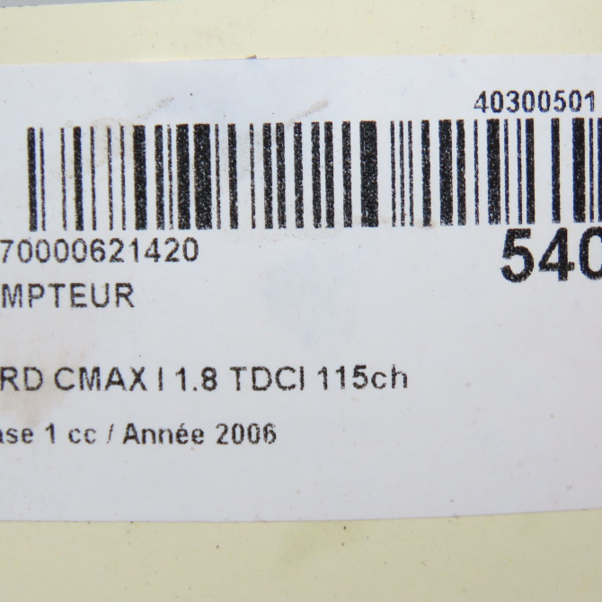 Compteur occasion FORD CMAX I Phase 1 09-2003->03-2007 1.8 TDCI 115ch 1483716 5