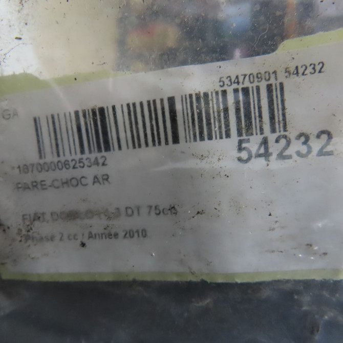 Pare-choc arrière occasion FIAT DOBLO I Phase 2 01-2006->12-2009 1.3 DT 75ch 735415725 5