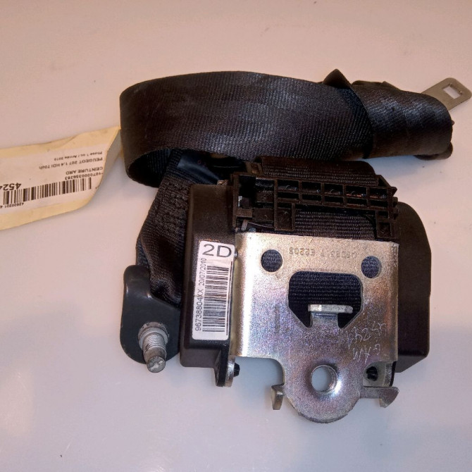 Ceinture arrière droite occasion PEUGEOT 207 Phase 1 04-2006->06-2013 1.4 HDI 70ch 8975XK 2