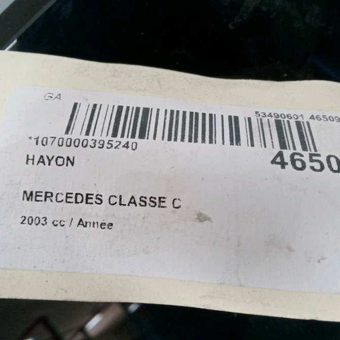 Hayon occasion MERCEDES CLASSE C COUPE SPORT II Phase 1 03-2001->03-2004 203740030528 2