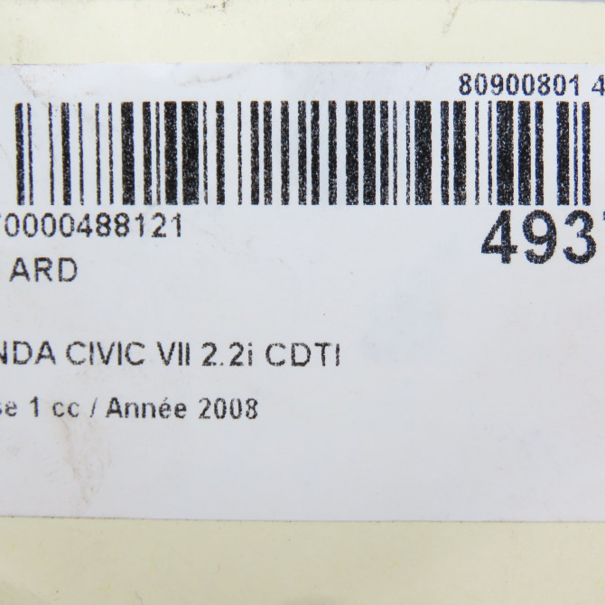 Feu arrière droit occasion HONDA CIVIC VII Phase 1 01-2006->09-2008 2.2i CDTI 33501SMGE04 5