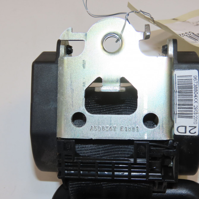 Ceinture arrière droite occasion PEUGEOT 207 Phase 1 04-2006->06-2013 1.6 HDI 16v 90ch 8975XK 3