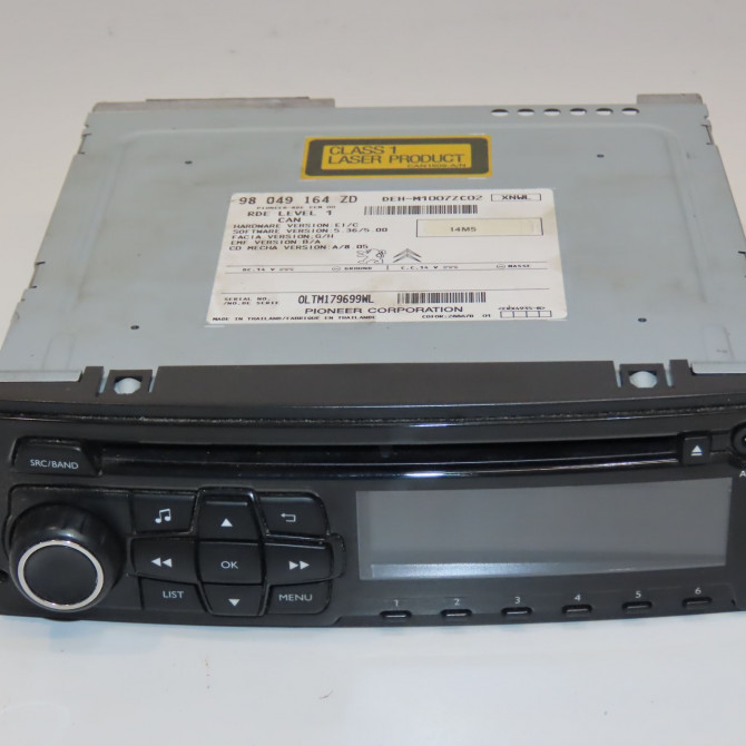 Autoradio occasion PEUGEOT 208 Phase 2 04-2015->... 1.0 PURETECH 68ch 16087575ZD 1