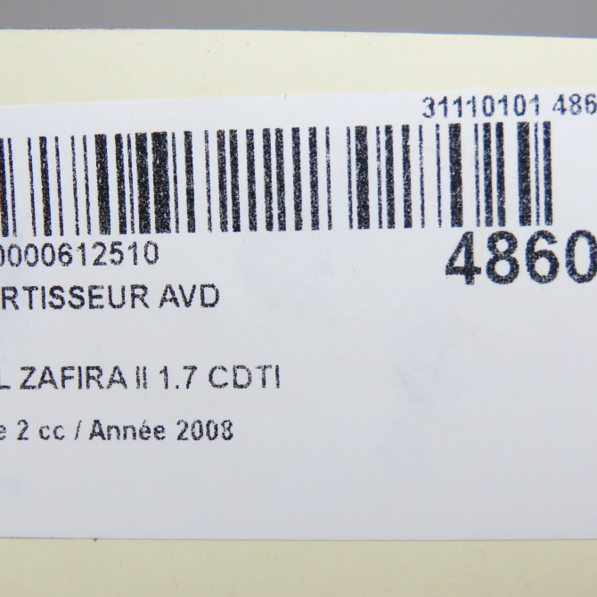 Amortisseur avant droit occasion OPEL ZAFIRA II Phase 2 01-2008->12-2014 1.7 CDTI 125ch 93195974 7