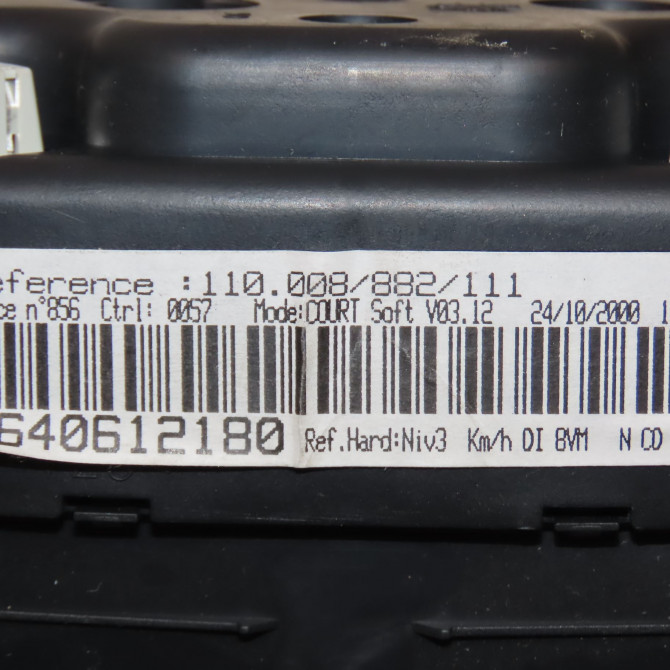 Compteur occasion PEUGEOT 406 Phase 2 04-1999->04-2004 2.2 HDI 133ch 6104X0 5