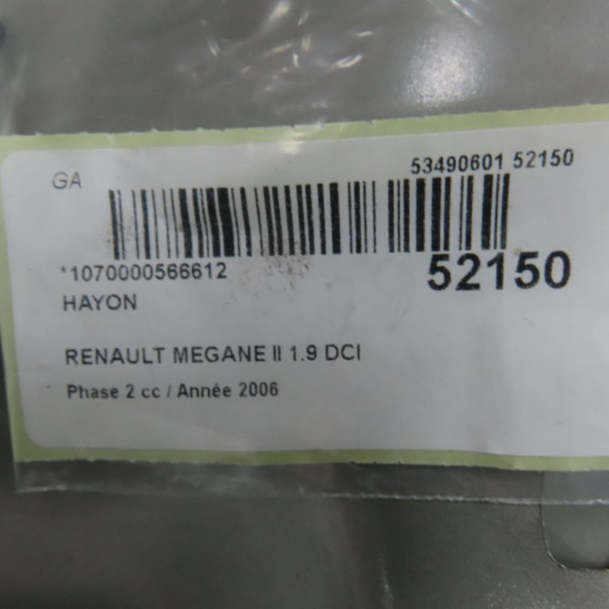 Hayon occasion RENAULT MEGANE II Phase 1 04-1995->04-1999 1.9 DCI 130ch 7751474294 5