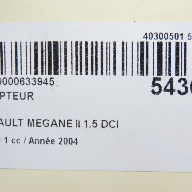 Compteur occasion RENAULT MEGANE II Phase 1 09-2003->12-2005 1.5 DCI 100ch 8200462283 6