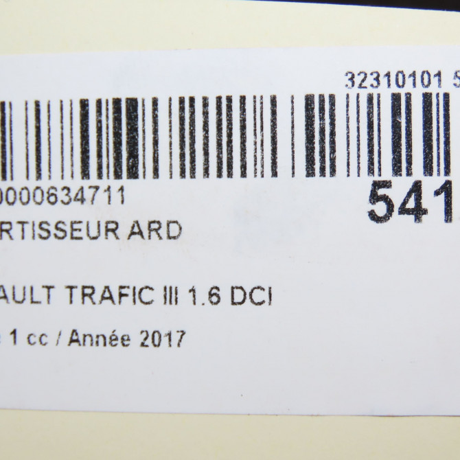 Amortisseur arrière droit occasion RENAULT TRAFIC III Phase 1 06-2014->... 1.6 DCI 120ch 562106849R 3