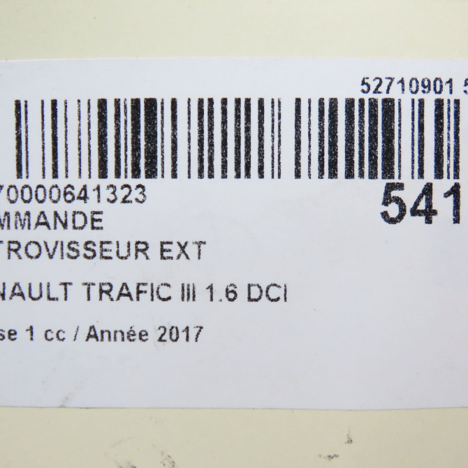 Commande rétroviseurs extérieures électriques occasion RENAULT TRAFIC III Phase 1 06-2014->... 1.6 DCI 120ch 255704649R 4