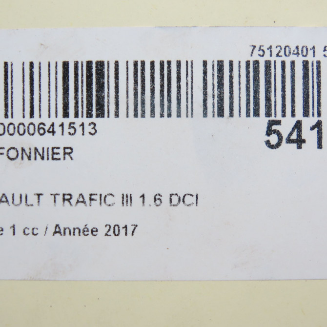 Plafonnier occasion RENAULT TRAFIC III Phase 1 06-2014->... 1.6 DCI 120ch 264306877R 5