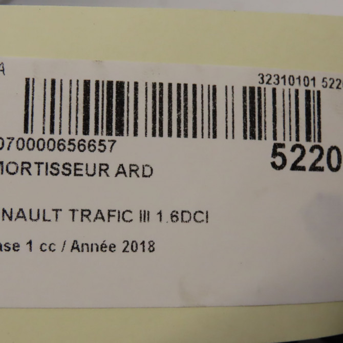 Amortisseur arrière droit occasion  562106849R 3