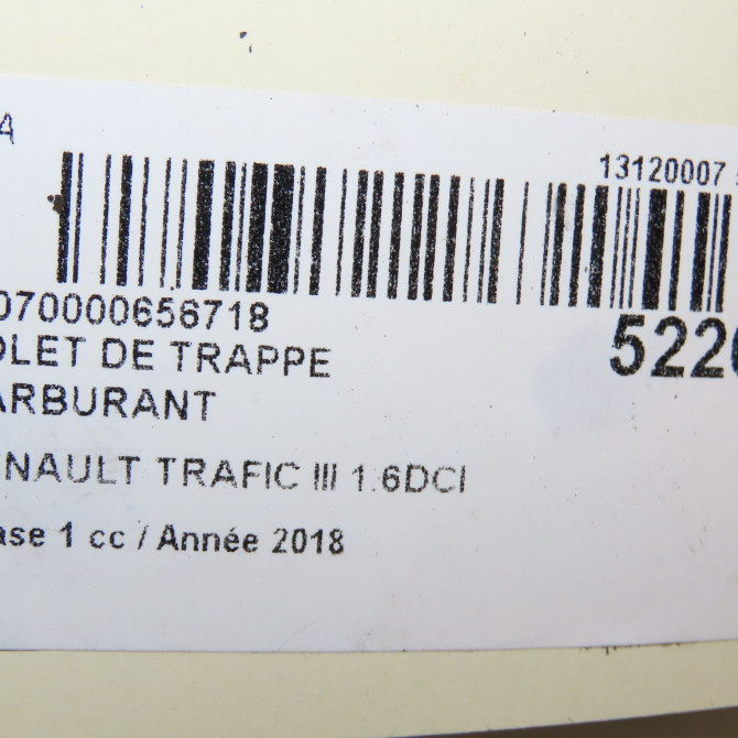 Volet de trappe carburant occasion  788308941R 5