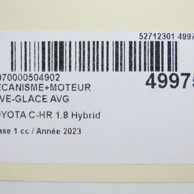 Mecanisme+moteur leve-glace avg occasion  69820F4010 8