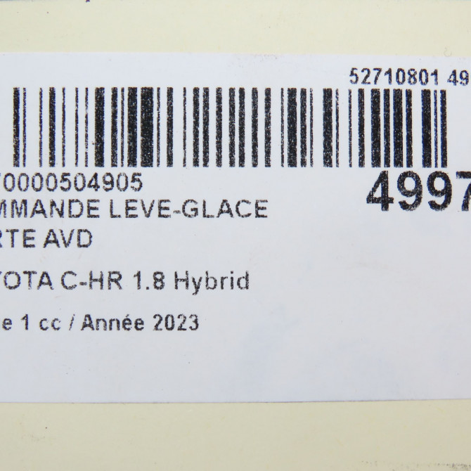 Commande lève-glace porte avant droite occasion  8481002240 6