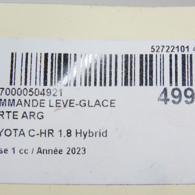 Commande leve-glace porte arrière gauche occasion  8481002240 6