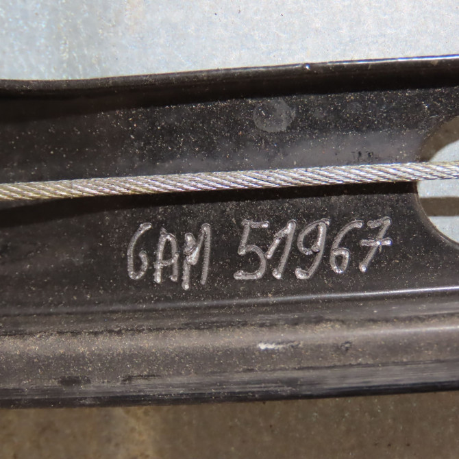 Mecanisme leve-glace arrière gauche occasion VOLKSWAGEN POLO IV Phase 2 05-2005->09-2009 1.4 TDI 70ch 6Q4839461D 4