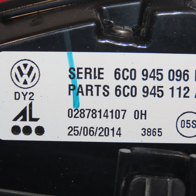 Feu arrière droit occasion VOLKSWAGEN POLO V Phase 2 02-2014->... 1.4 TDI 90ch 6C0945096M 4
