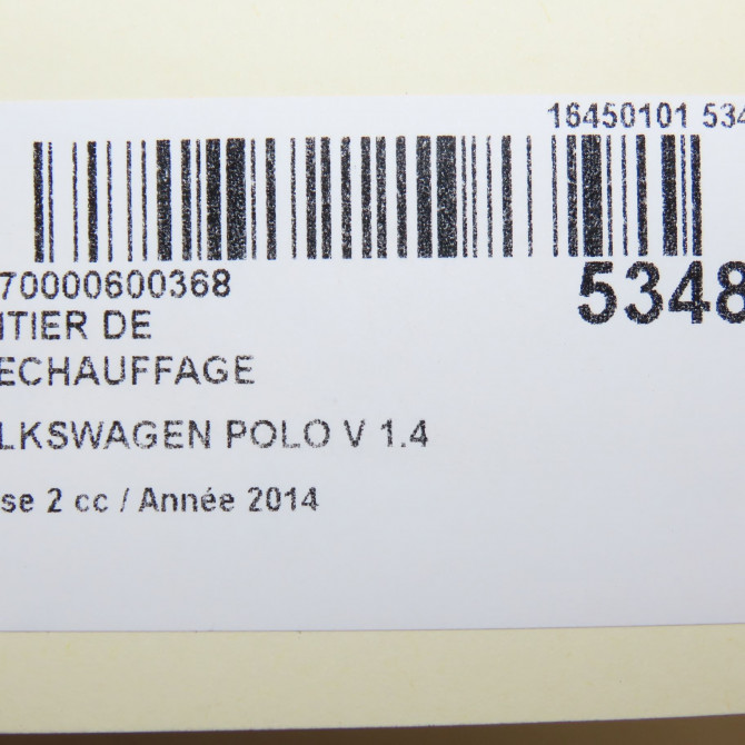 Boitier de préchauffage occasion VOLKSWAGEN POLO V Phase 2 02-2014->... 1.4 TDI 90ch 4B907281 5