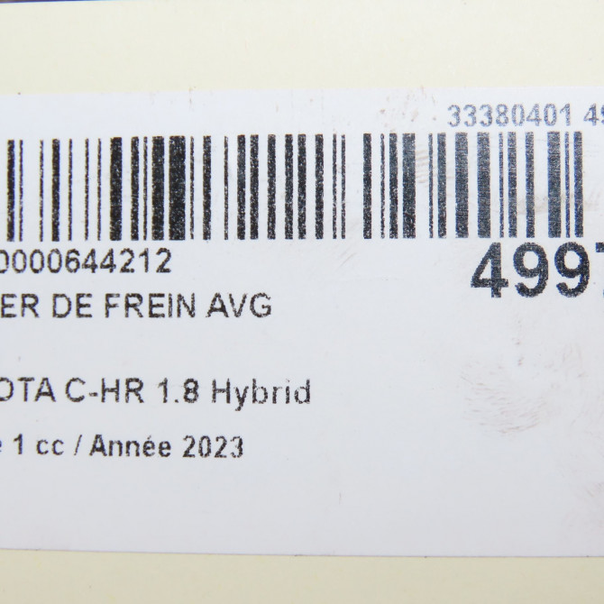 Etrier de frein avant gauche occasion 6