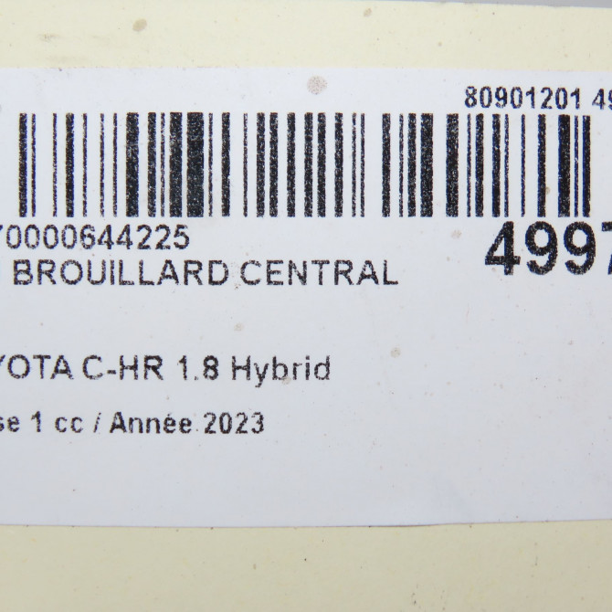 Feu brouillard central arrière occasion 5