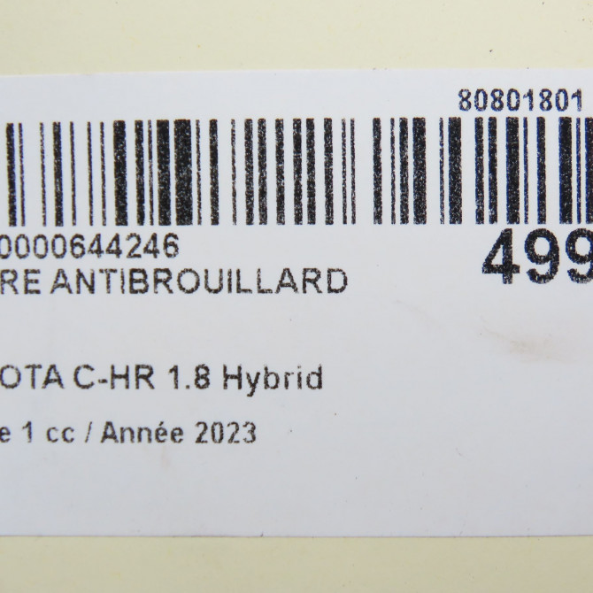 Phare antibrouillard avant gauche occasion 5