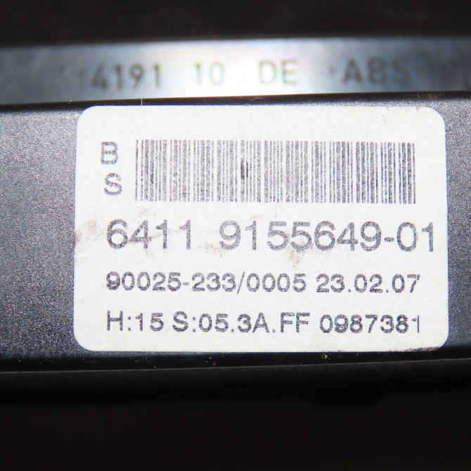 Commande de chauffage occasion B.M.W. SERIE 5 V Phase 1 04-1995->04-1999 530D 64119248705 6