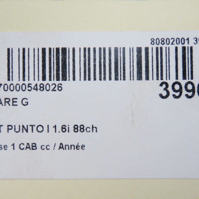 Phare gauche occasion FIAT PUNTO I Phase 1 04-1995->04-1999 1.6i 88ch 46481420 5