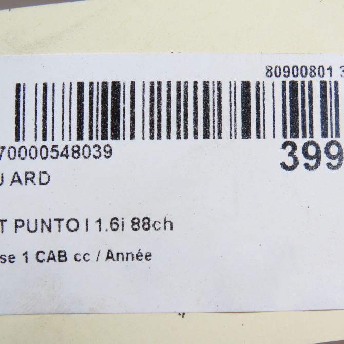 Feu arrière droit occasion FIAT PUNTO I Phase 1 04-1995->04-1999 1.6i 88ch 46730570 5