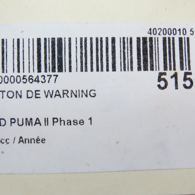 Bouton de warning occasion FORD 2138214 5