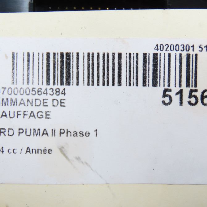 Commande de chauffage occasion FORD 2638323 7