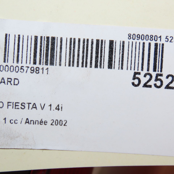 Feu arrière droit occasion FORD FIESTA V Phase 1 09-2002->10-2005 1.4i 1251792 5