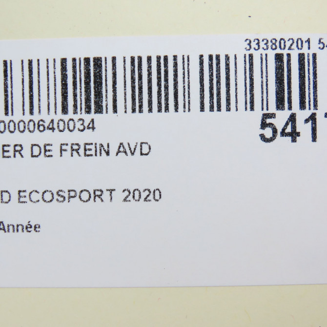 Etrier de frein avant droit occasion FORD ECOSPORT 2446952 6