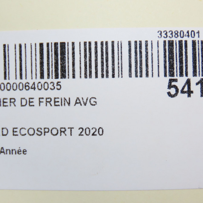 Etrier de frein avant gauche occasion FORD ECOSPORT 2448596 6