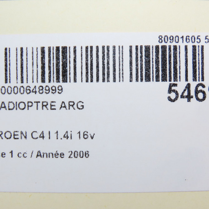 occasion CITROEN C4 I Phase 1 11-2004->07-2008 1.4i 16v 5