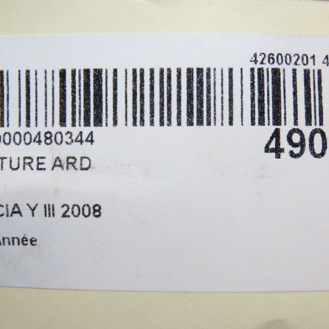 Ceinture arrière droite occasion LANCIA Y III 735456073 5