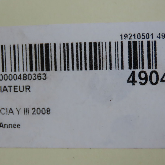 Radiateur occasion LANCIA Y III 4