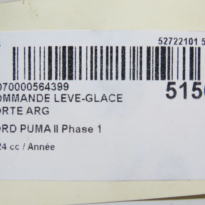 Commande leve-glace porte arrière gauche occasion FORD 2490173 4