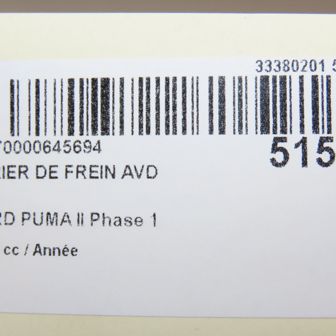 Etrier de frein avant droit occasion FORD 6