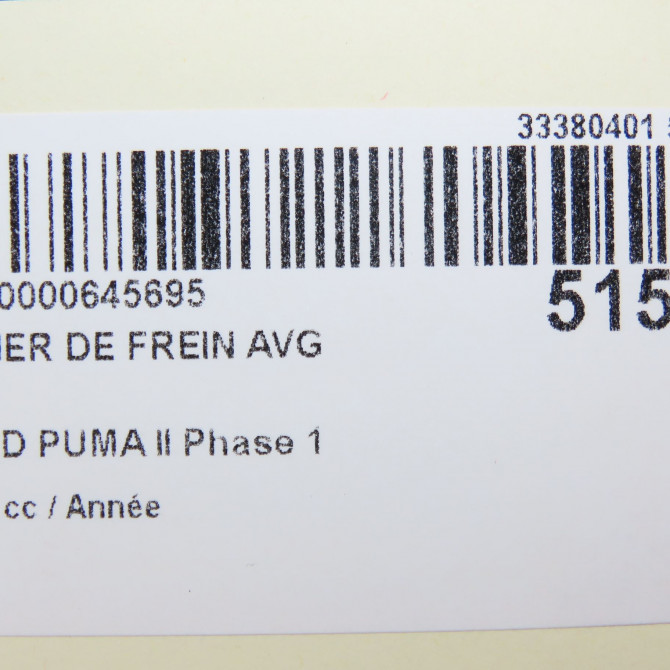 Etrier de frein avant gauche occasion FORD 6