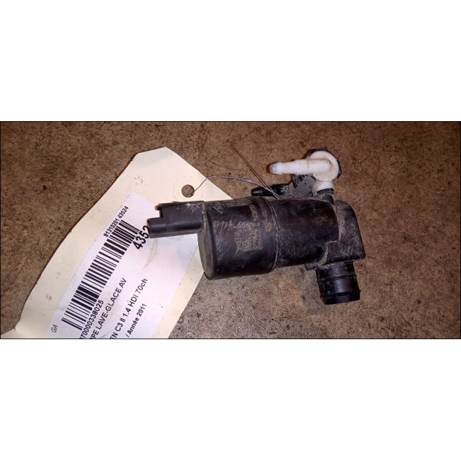 Pompe lave-glace avant occasion CITROEN C3 II Phase 1 11-2009->02-2013 1.4 HDi 70ch 643475 1