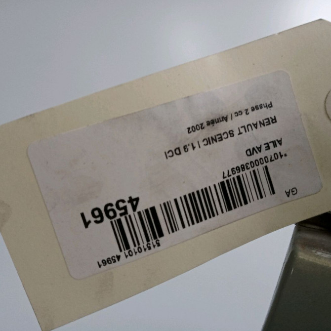 Aile avant droite occasion RENAULT SCENIC I Phase 2 08-1999->06-2003 1.9 DCI 100ch 7751474882 4