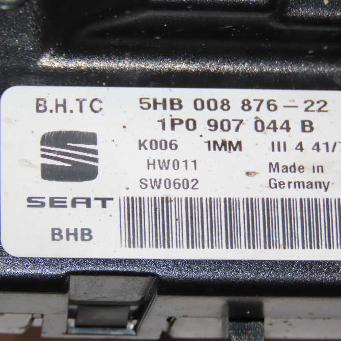 Commande de chauffage occasion SEAT LEON II Phase 1 09-2005->05-2009 2.0 TDI 140ch 4