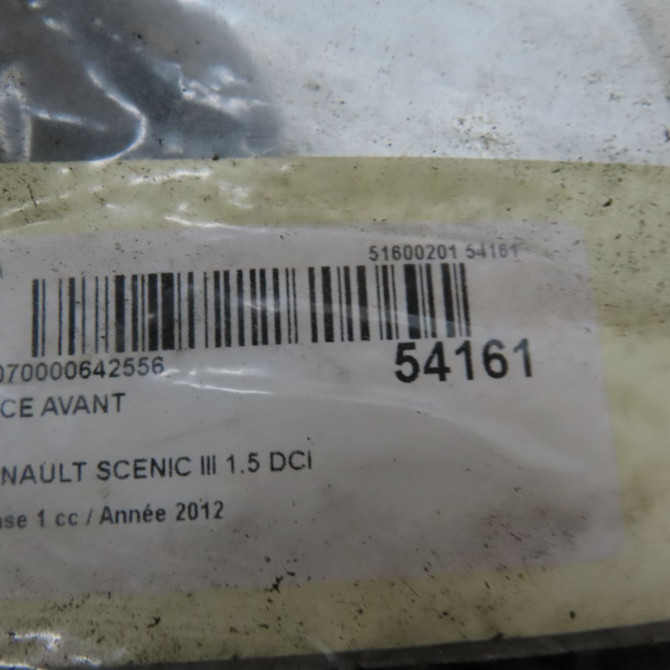 Face avant occasion RENAULT SCENIC III Phase 1 04-2009->11-2011 1.5 DCI 110ch 752100007R 4