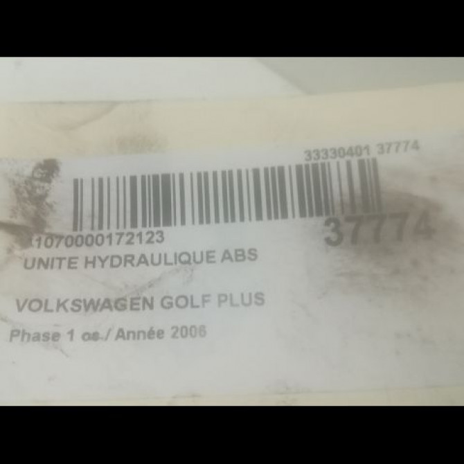 Unité hydraulique ABS occasion VOLKSWAGEN GOLF V Phase 1 11-2003->10-2008 1.9 TDI 105ch 1K0614517AFBEF 3